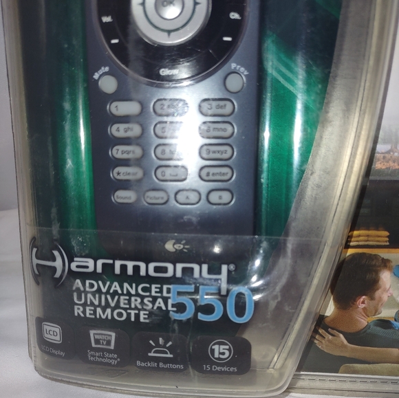 Logitech Harmony 550 Universal Advanced Remote Control All in One Programmable - Picture 2 of 5